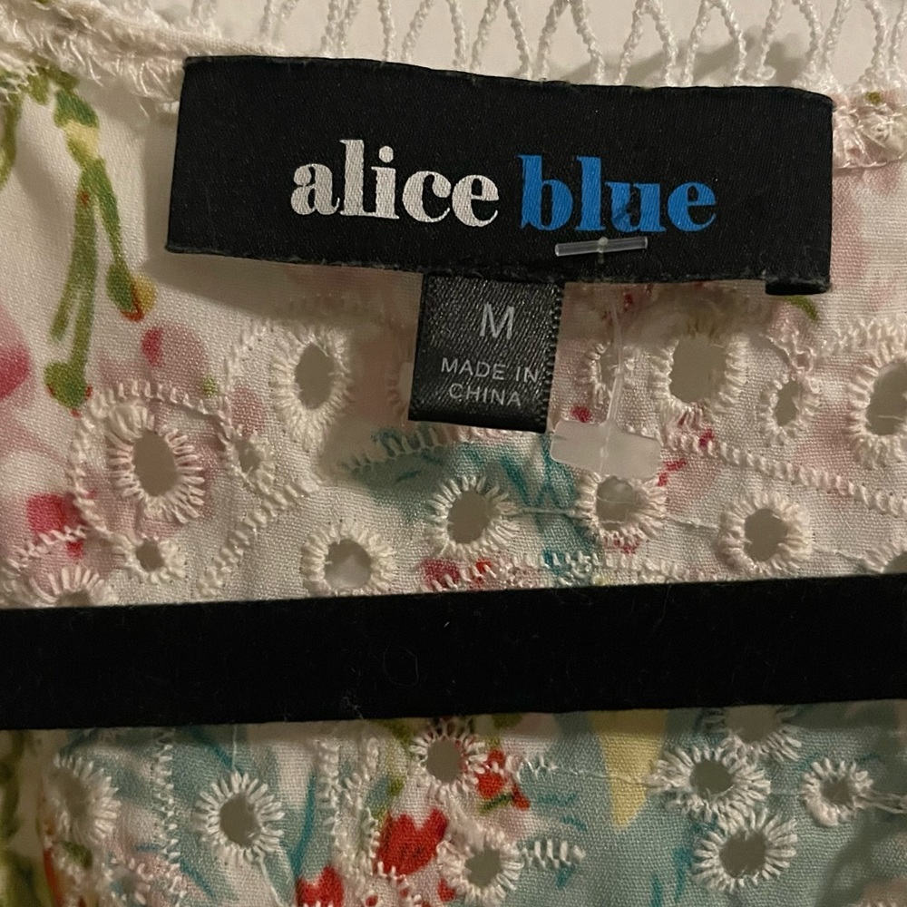 Alice Blue floral eyelet lace baby doll dress